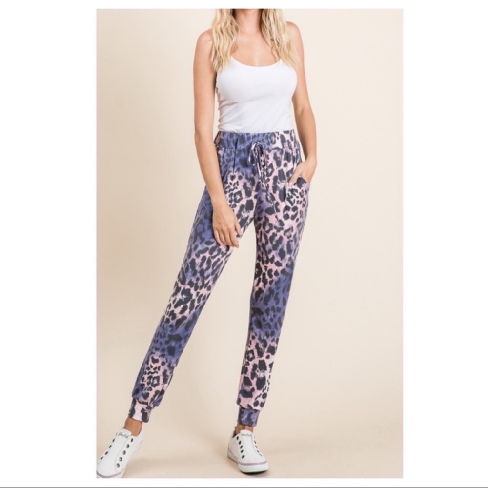 New Leopard Print Lightweight Casual Joggers